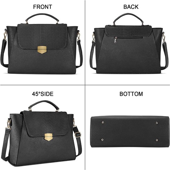 NWT Black Satchel/Briefcase - Picture 7 of 7